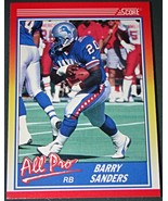 Trading Cards/Sports Cards - 1990 SCORE- ALL PRO - BARRY SANDERS Card#580 - £6.24 GBP