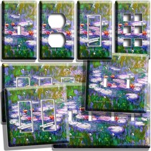 Claude Monet Water Lilies 1919 Painting Light Switch Outlet Wall Plate Art Decor - £9.58 GBP+