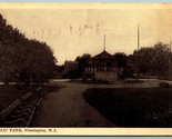 Publc Park Bandstand Flemington New Jersey NJ 1919 DB Postcard J6 - £3.85 GBP