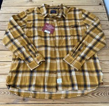 Badlands NWT Men’s Button down flannel Shirt Size 2XL Gold AF - £42.69 GBP