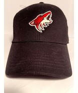 Arizona Coyotes Hat Men&#39;s Adjustable Black Hockey NHL Team Apparel Cap - £9.97 GBP