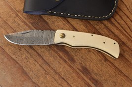 damascus custom made folding knife Laguiole Type From The Eagle Collecti... - $39.59