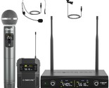 Wireless Microphone System,Metal Wireless Mic Set With Handheld Micropho... - £135.56 GBP