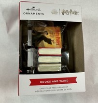 Hallmark Harry Potter Books and Wand Wizarding World Christmas Ornament - £14.07 GBP