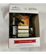 Hallmark Harry Potter Books and Wand Wizarding World Christmas Ornament - £14.19 GBP