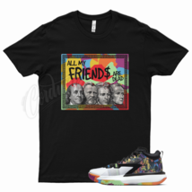 Black FRIENDS T Shirt for J1 Zion 1 Noah Crimson Amarillo White One - £20.17 GBP+