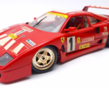 Bburago Ferrari F40 Evoluzione Red Pilot #1 Race Livery 1987 1:18 scale ... - £57.17 GBP