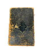 Antique Leather Bible Old New Testament American Bible Society 1861 Civi... - £136.23 GBP