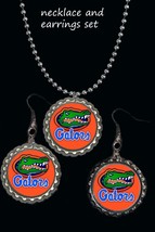 florida gators earrings earring and necklace set great gift a must have - $163.92 MXN