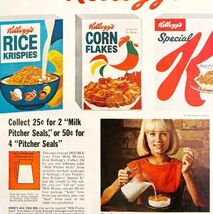 1968 Kellogg&#39;s Cereal Variety Advertisement Life Magazine Breakfast HM2AA - $35.02 CAD