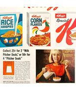 1968 Kellogg&#39;s Cereal Variety Advertisement Life Magazine Breakfast HM2AA - €21,33 EUR