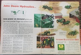 John Deere 1962 New Generation Hydraulics Ad - £14.82 GBP