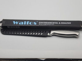Walfos Bread Knife &amp; Sheath Serrated 8&quot; Blade Stainless Steel Ultra-Shar... - $506.62 MXN