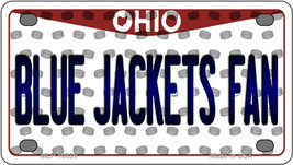 Blue Jackets Fan Ohio Novelty Mini Metal License Plate Tag - £11.74 GBP