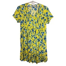 Woman Within Floral Dress Plus Sz 32W Midi Grunge Fairy Shift Cottage Bohemian  - £26.78 GBP