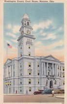 Washington County Court House Marietta Ohio OH Postcard B09 - £2.39 GBP