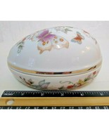 Avon 1974 Butterfly Fantasy Porcelain Treasure Egg 22K Gold Trim New - €7,69 EUR
