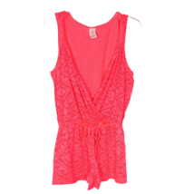 OP Swimsuit Cover Up Romper Size 7/9 Coral Lace - $11.13