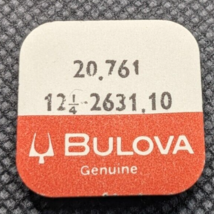 NOS Genuine Bulova Accutron Quartz 12 1/4 - 2631.10 Watch Cell Strap Part 20.761 - £10.10 GBP