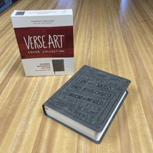 NKJV, Journaling bible, Gray imitation leather, With word art on cover! - £23.91 GBP