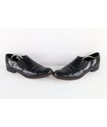 Vintage 70s Stacy Adams Mens 12 D Leather Brogue Toe Cap Slip On Shoes B... - $1,825.34 MXN