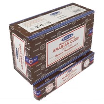 Satya Nag Champa Arabian Oudh Agarbatti Incense Sticks  15g x 12 Boxes =... - £15.13 GBP