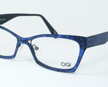 OGI Evolution 4300 1589 Saphir Granit / Schwarz Brille 53-16-140mm Korea - $135.40
