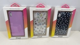 Kurl Iphone Xs Max Protective Case Ice Cream Clear Fashion Phone Case Lot Of 3 - £8.53 GBP