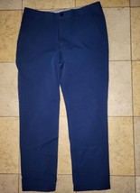 Bonobos Mens STRETCH Washed Chino 2.0 Pants Slim fit Blue 34x32 NWOT Read Descri - £34.24 GBP