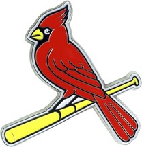 MLB St. Louis Cardinals Color Team 3-D Chrome Heavy Metal Emblem by Fanmats - £15.69 GBP