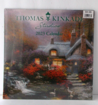 THOMAS KINKADE  2023 Wall Calendar 12&quot; x 24&quot; Andrews McMeel Publishing - £4.76 GBP