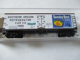 Micro-Trains # 04900944 Medford, Talent &amp; Lakecreek 40&#39; Wood Reefer # 58... - $38.39 CAD
