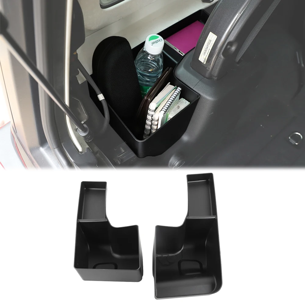 Car Rear Trunk Side Storage Box Holder Organizer Tray for Jeep Wrangler JL - £29.09 GBP