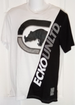 Ecko Unltd Men&#39;s Med White/Black Ss T-Shirt - $21.49