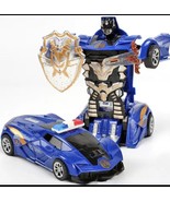 Automatic Deformation Transformers Electronic Robot Toy Car Music/Light ... - $14.95