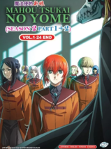 DVD Anime Mahou Tsukai No Yome Season 2 (Part 1+2) (1-24 End) English All Region - £46.44 GBP