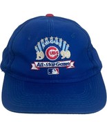Vintage 1990 All Star Game Chicago Cubs Baseball Hat MLB The G Cap Blue ... - £22.15 GBP