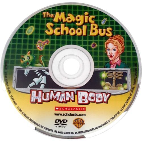 The Magic School Bus Human Body DVD, 2005 Disc Only DVDs & Bluray Discs