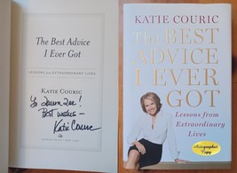The Best Advice I Ever Got SIGNED Katie Couric / Hardcover 2011 - £23.30 GBP