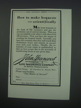 1930 John Hancock Mutual Life Insurance Company Ad - How to make bequests - £14.30 GBP