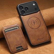 Generic Case for iPhone 14 Pro Max (Color: Brown) Magnetic Leather Walle... - $59.91