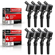 MAS Ignition Coil DG508 &amp; Motorcraft Spark Plug SP479 compatible with Ford Li... - £99.09 GBP