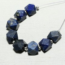 8pcs Natural Lapis Lazuli Beads Loose Gemstone 43.40cts Size 7x7mm To 8x8mm - £6.01 GBP