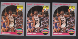 3 Card Lot 1990 NBA Hoops David Robinson Rookie #270 Spurs NM-MT - $8.06
