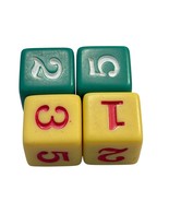 Vintage Plastic Numbered Toy Blocks For Kids - $89.09 MXN
