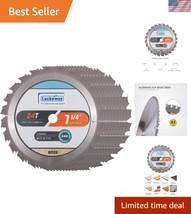 10-Pack 7-1/4 Inch 24T TCT Circular Saw Blades - Ultimate Wood Cutting S... - $1,120.91 MXN