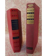 The Story of America in Pictures Hardback by Collins 2 Books 1940 and 19... - $519.14 MXN