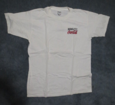 Coca-Cola 100 Years White Tee T-Shirt  Tullahoma 1906-2006   Large used - $4.70