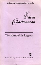 [Uncorrected Proofs] The Randolph Legacy by Eileen Charbonneau / 1997 Romance - £9.10 GBP