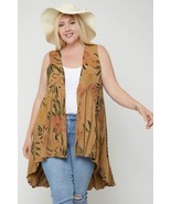 Women&#39;s Long Flattering Silhouette Sleeveless Cardigan - €23,11 EUR